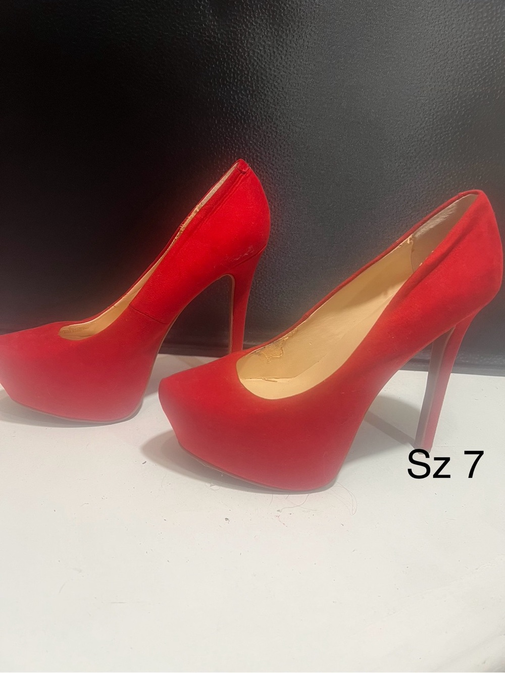 Jessica Simpson Red Waleo Platform Stiletto